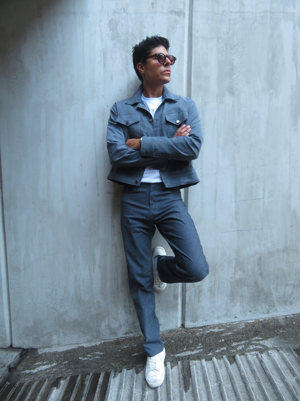 Pantalón Boston Efecto Mezclilla