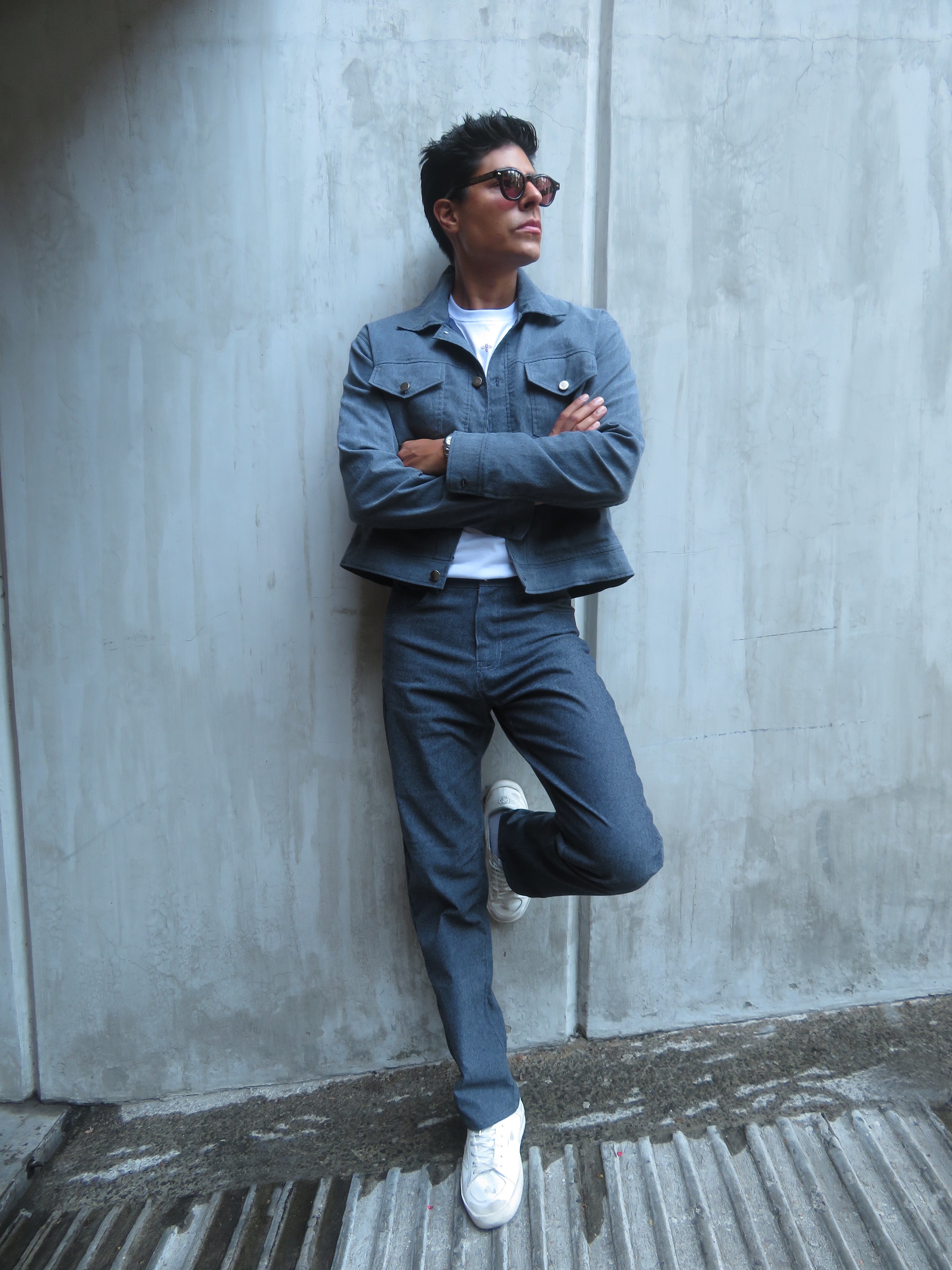 Pantalón Boston Efecto Mezclilla