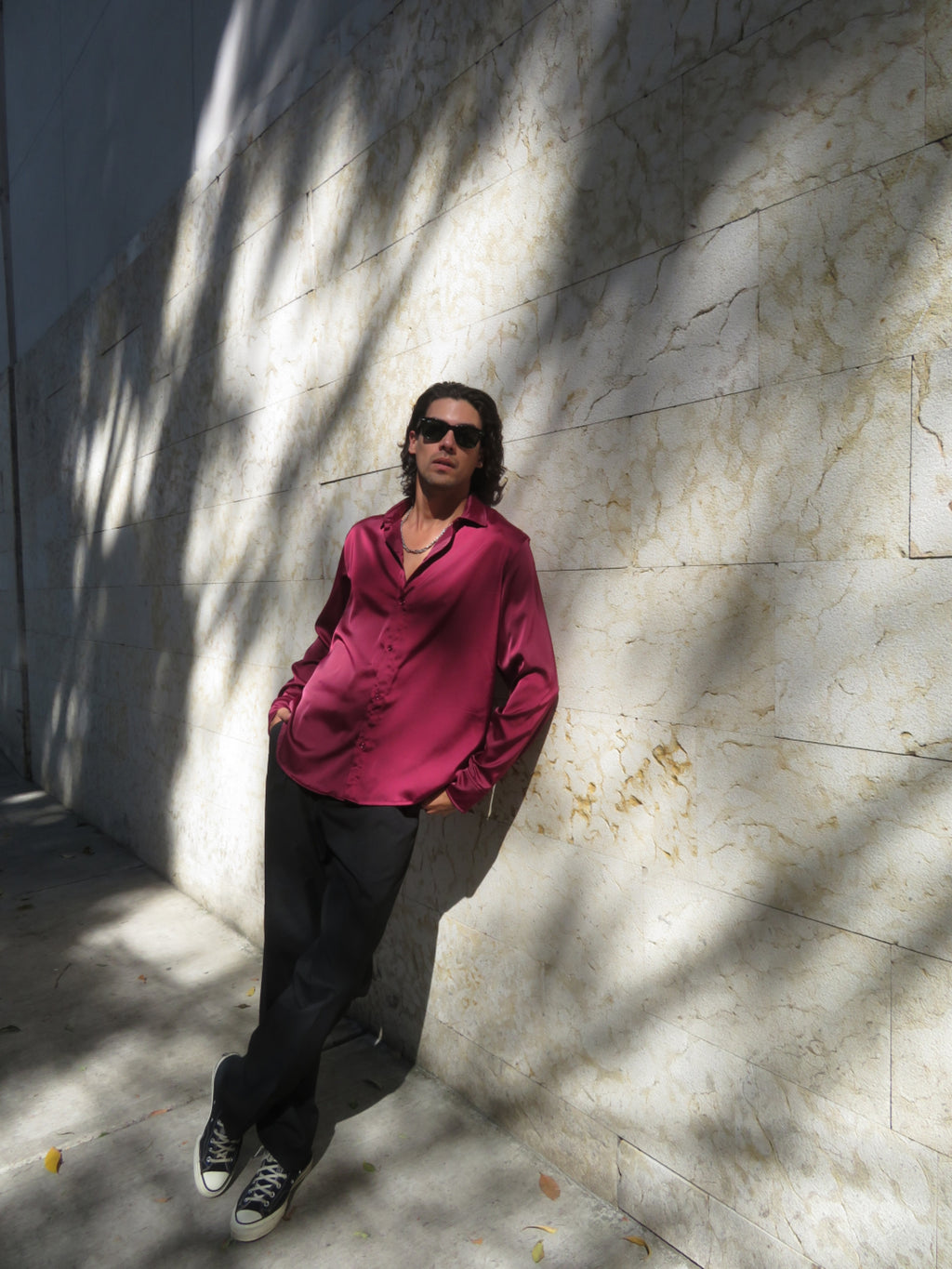 Camisa Marrakesh Vino