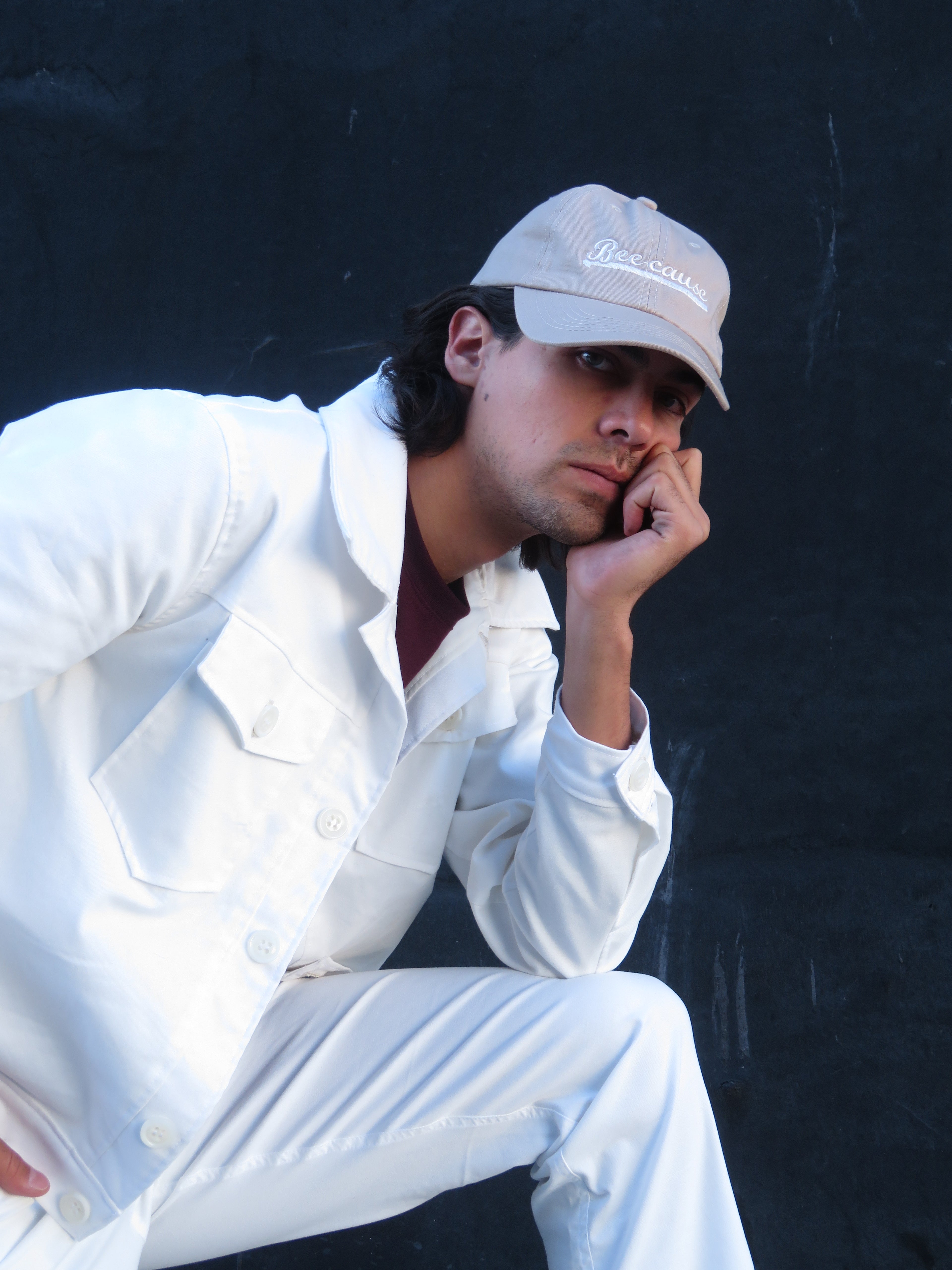 Chamarra Boston Blanco Roto