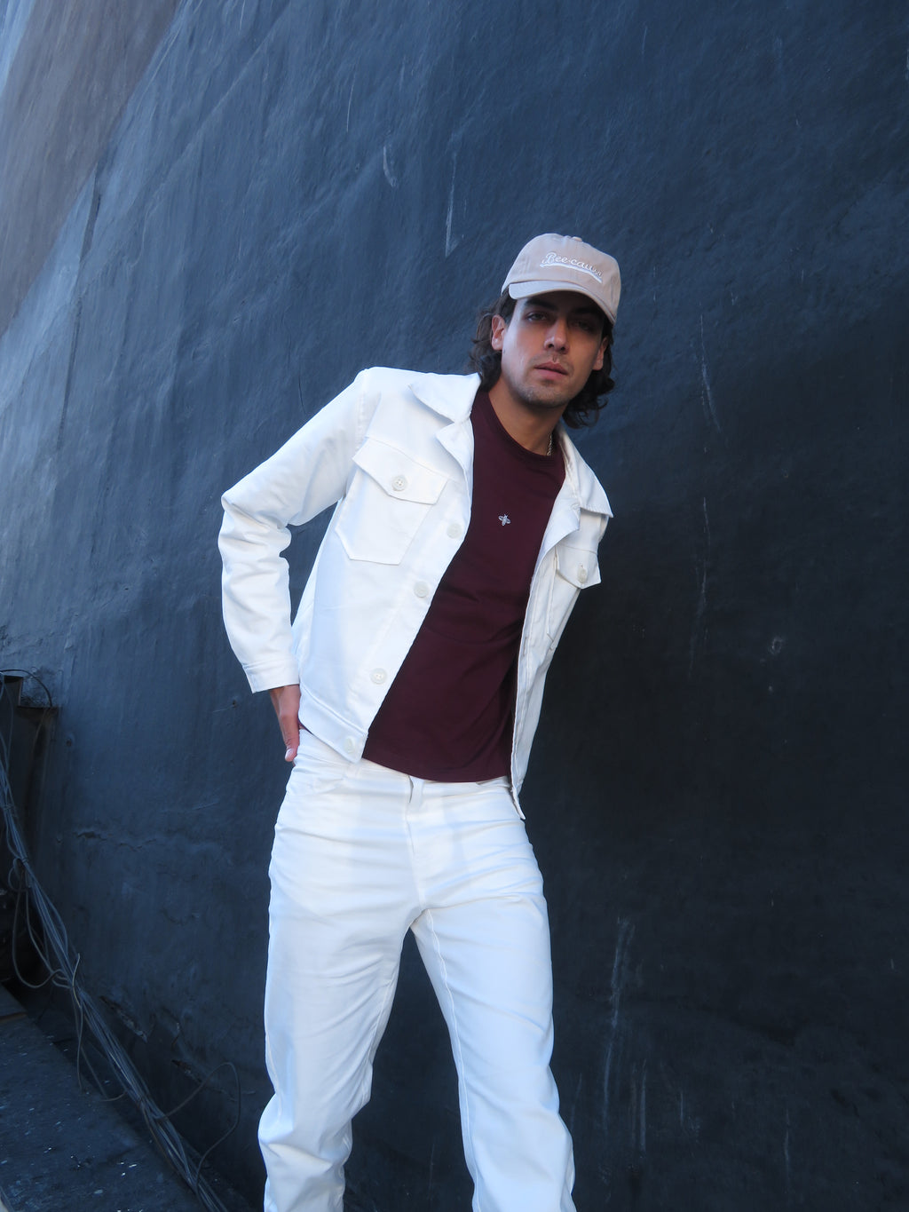 Pantalón Boston Blanco Roto