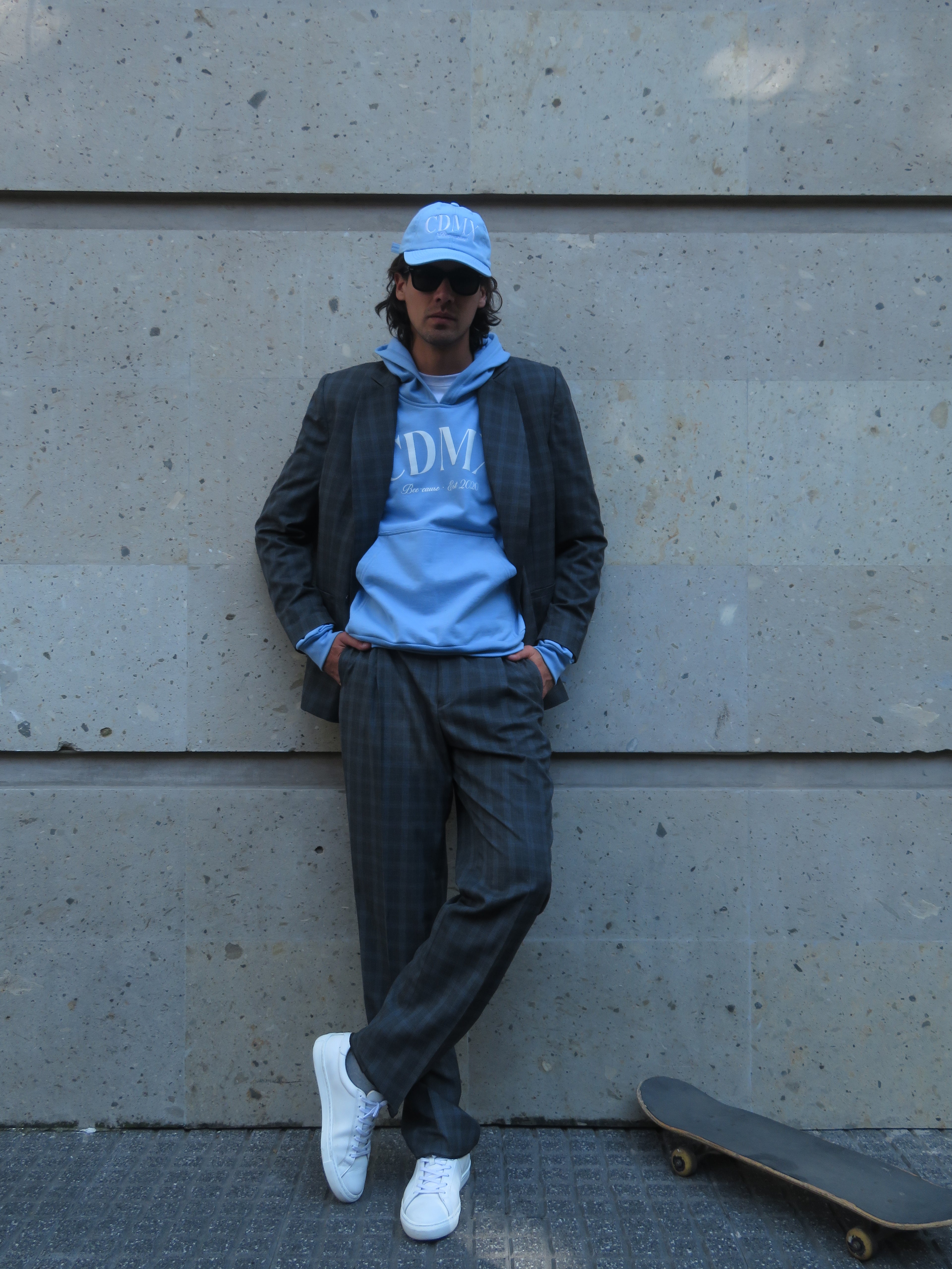 Pantalón Ámsterdam de Cuadros Grises