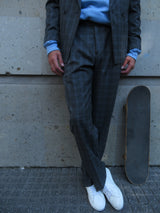 Pantalón Ámsterdam de Cuadros Grises