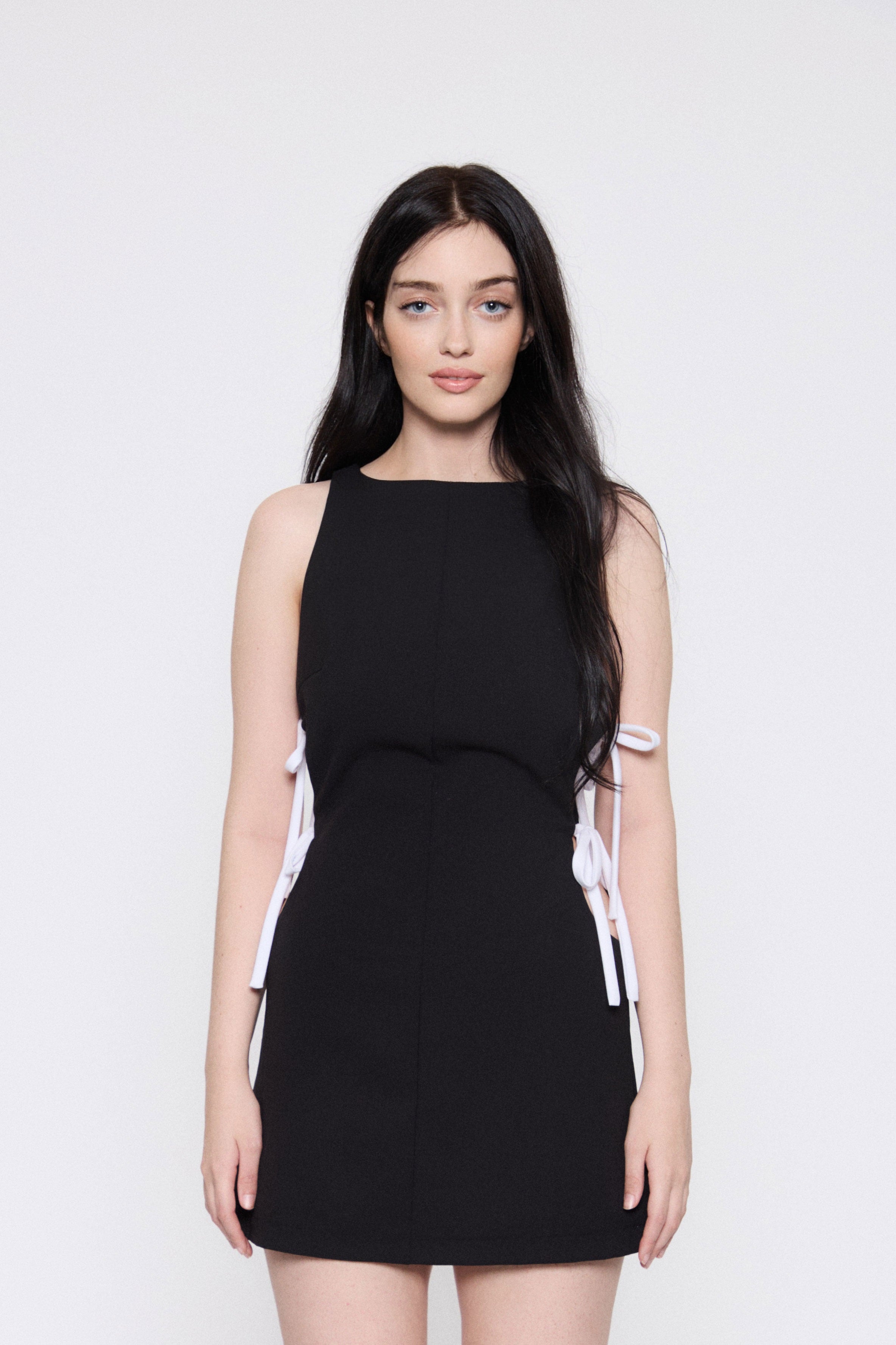 Paris Black and White Dress