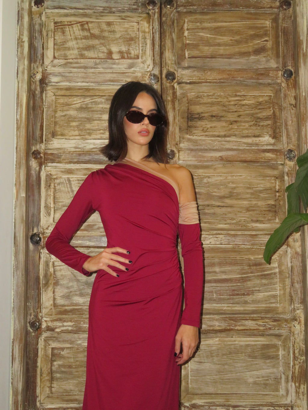 Vestido Dubai Granate