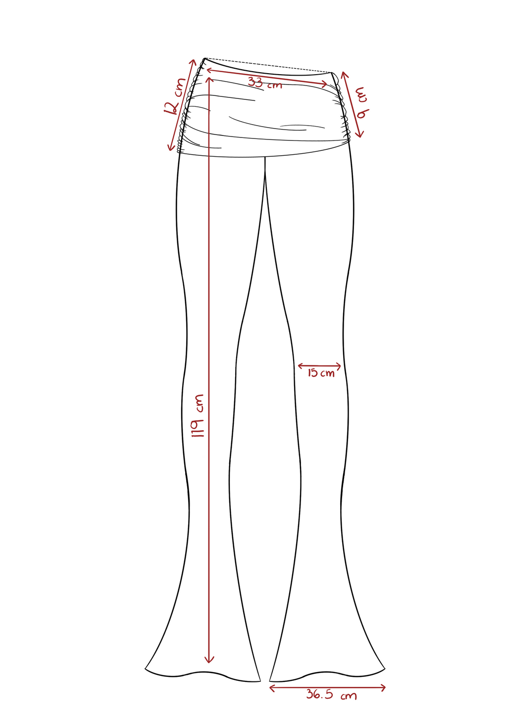 Pantalón Monaco Rojo