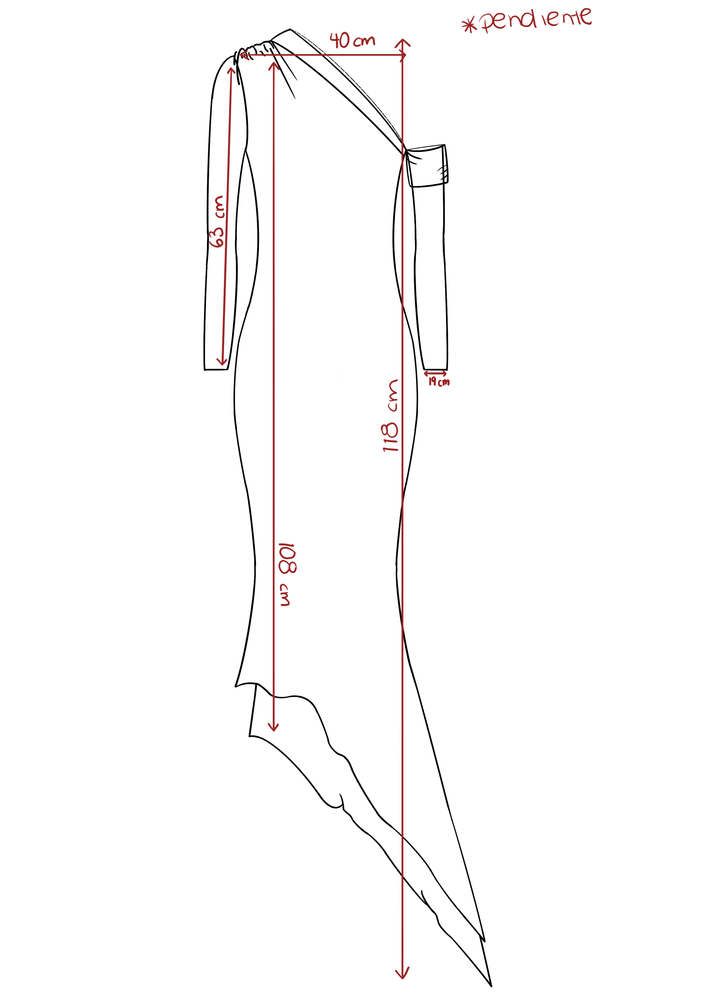 Vestido Dubai Granate