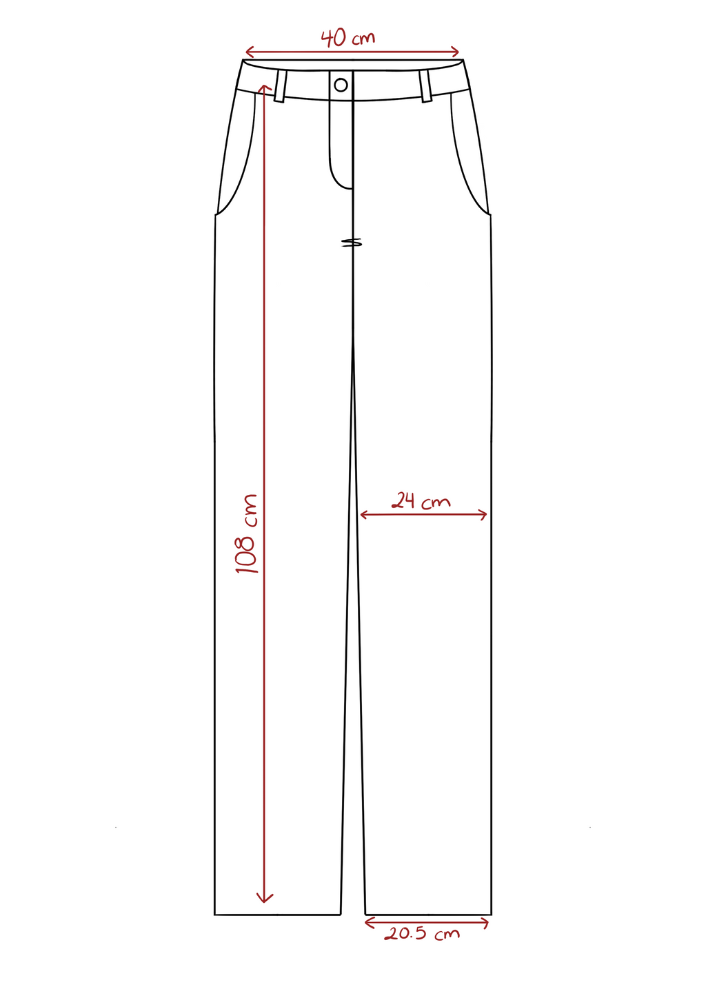 Pantalón Boston Blanco Roto