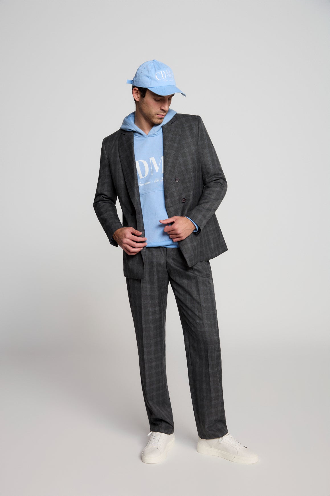 Amsterdam Grey Check Blazer