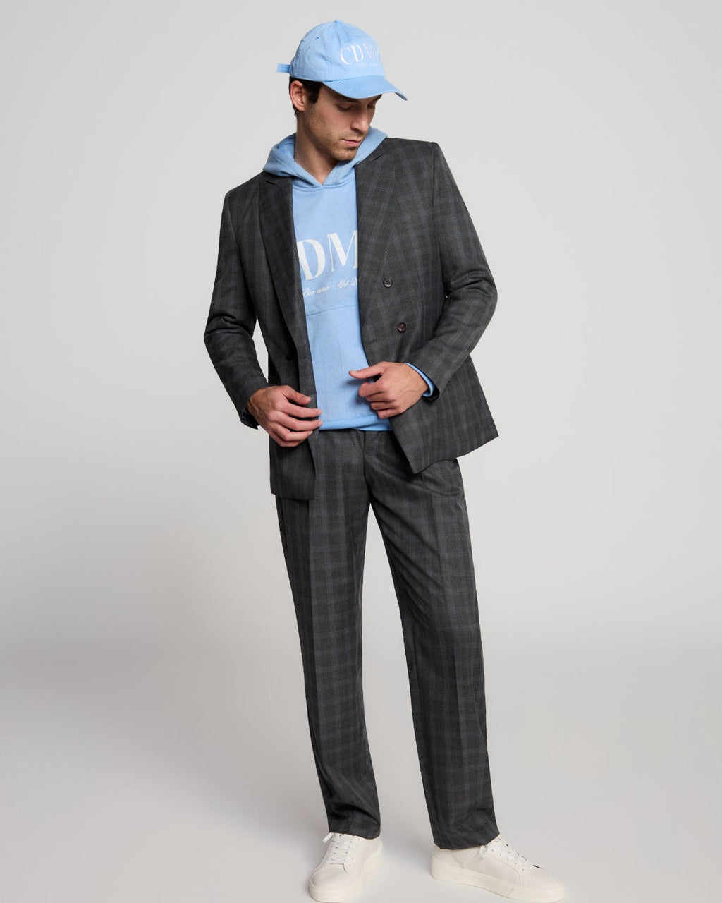 Pantalón Ámsterdam de Cuadros Grises