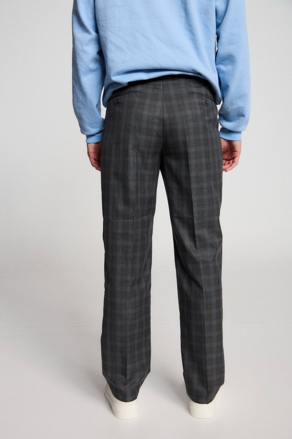 Pantalón Ámsterdam de Cuadros Grises